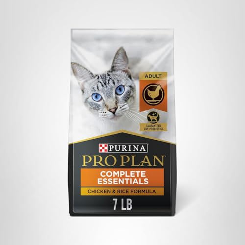 Purina Pro Plan High Protein Cat Food With Probiotics for Cats, Chicken and Rice Formula - 7 lb. Bag