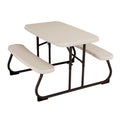 LIFETIME 280094 Kid's Picnic Table, Size 1, Almond
