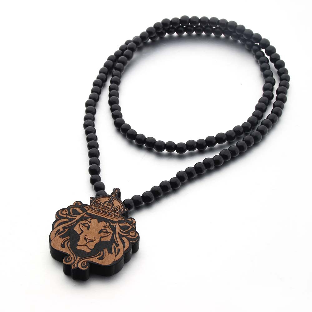 Lion King Wood Necklace