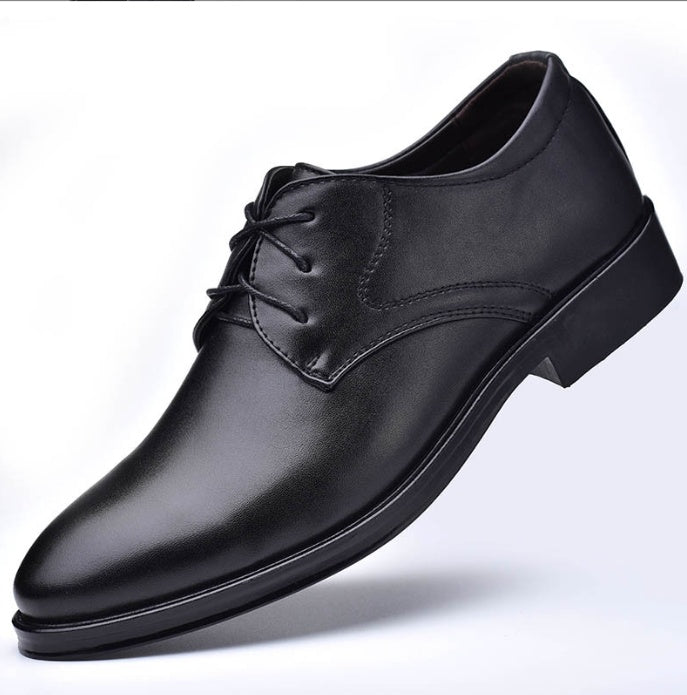Black Shoes With Pointed Toe For Men - TRYSHOPPY