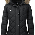 Women's Long Warm Winter Coat Windproof Thickened Fleece Lined Down Jacket Waterproof Puffer Outerwear with Removable Hood