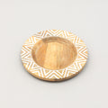 Handcrafted Wood Charger Plate Wooden Dinning Placemat Artisan Wood Tableware