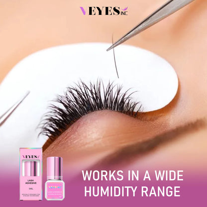 VEYES INC Eyelash Extension Glue 0.5-1 Sec Drying (0.17fl.oz / 5ml) Up to 8 Weeks Retention Adhesive Salon Use for Lash  Tech