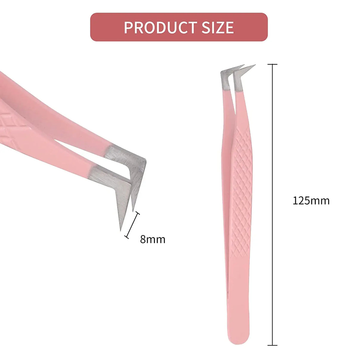 90° Precision Eyelash Extension Tweezers