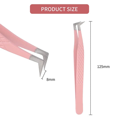 90° Precision Eyelash Extension Tweezers