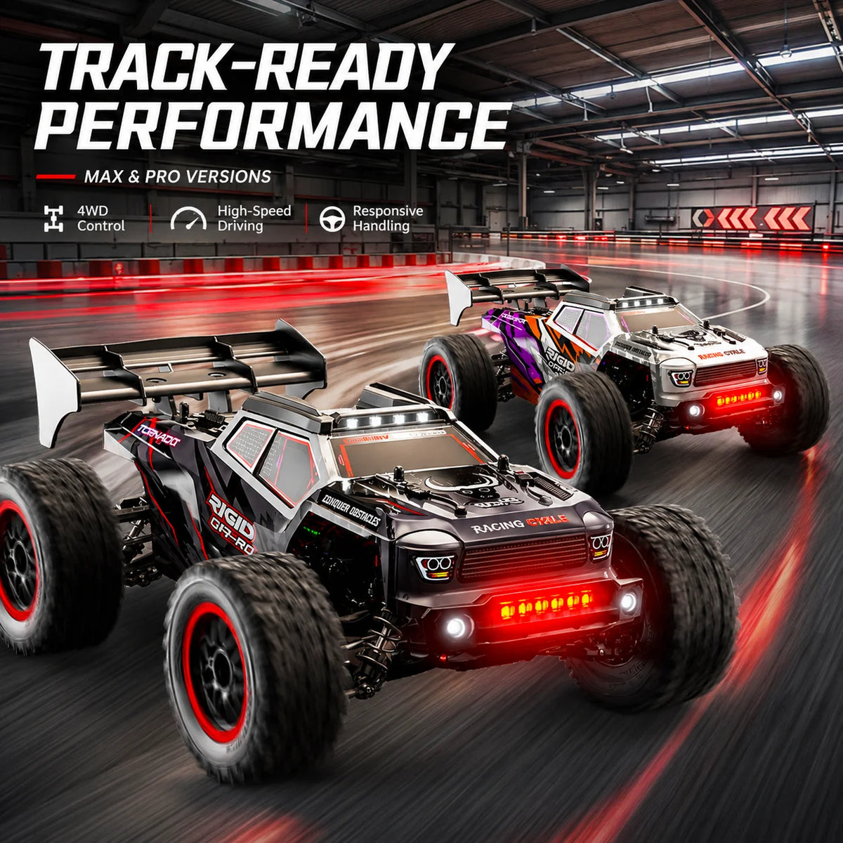 ZNLYRION RC Car Truck SG316MAX High Speed Brushless Full Metal Gear Differential 2.4Ghz 300M Remote Distance LED Headlight Big Foot RC Car For Adult Hobby