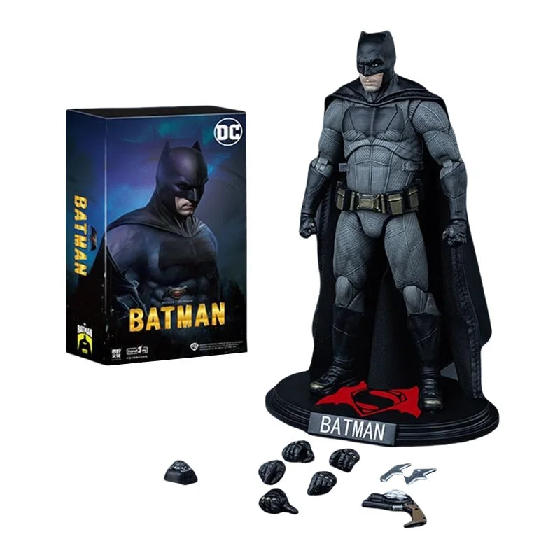 DC Robert Pattinson The Batman Action Justice League Figure ben Batman Anime Figures Collections Models Toys Kids Gift
