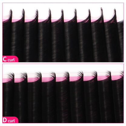 5-Case Faux Mink Individual Lash Extension Set