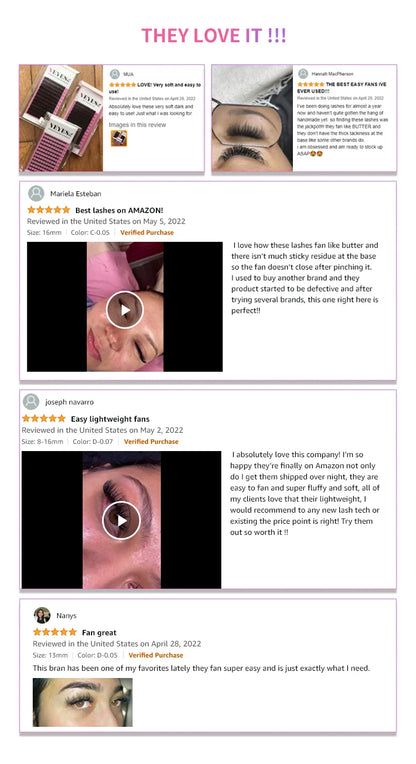 8–20mm Matte Faux Mink Lash Extensions