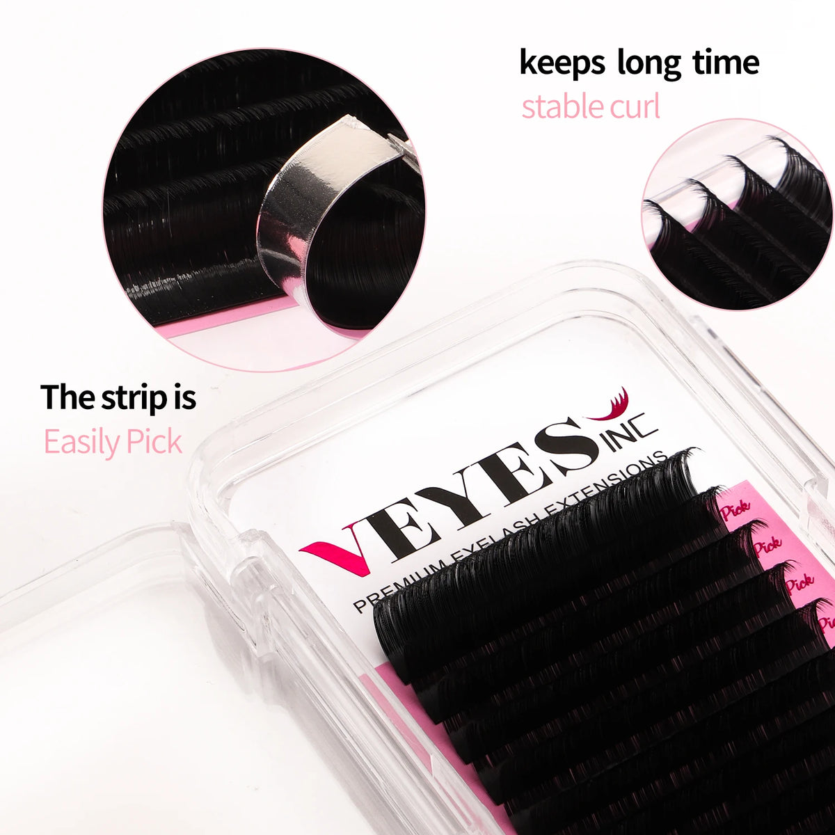 8–20mm Matte Faux Mink Lash Extensions