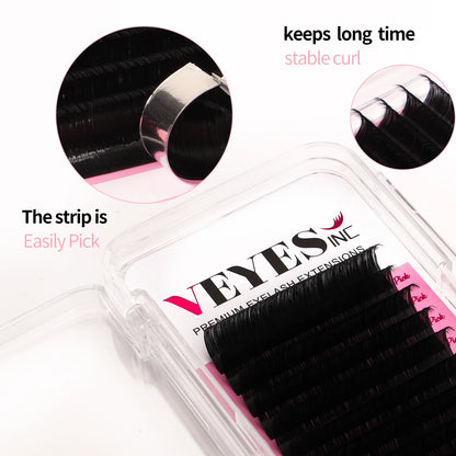 5-Case Faux Mink Individual Lash Extension Set