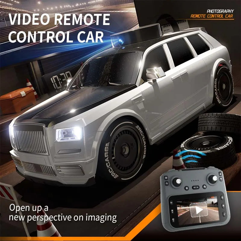 1/24 RC Drift Car with HD FPV Camera – 4WD, Dual Joystick Screen Remote, Indoor & Outdoor