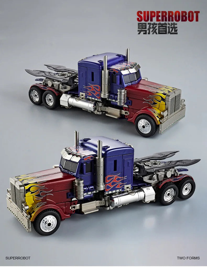30CM Transformation Robot Toys Commander Optimus Alloy Robot Jetfire Autobots Figuras Model Kids Gift