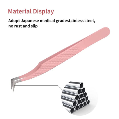 90° Precision Eyelash Extension Tweezers
