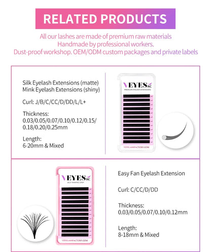 VEYES INC Eyelash Extension Glue 0.5-1 Sec Drying (0.17fl.oz / 5ml) Up to 8 Weeks Retention Adhesive Salon Use for Lash  Tech