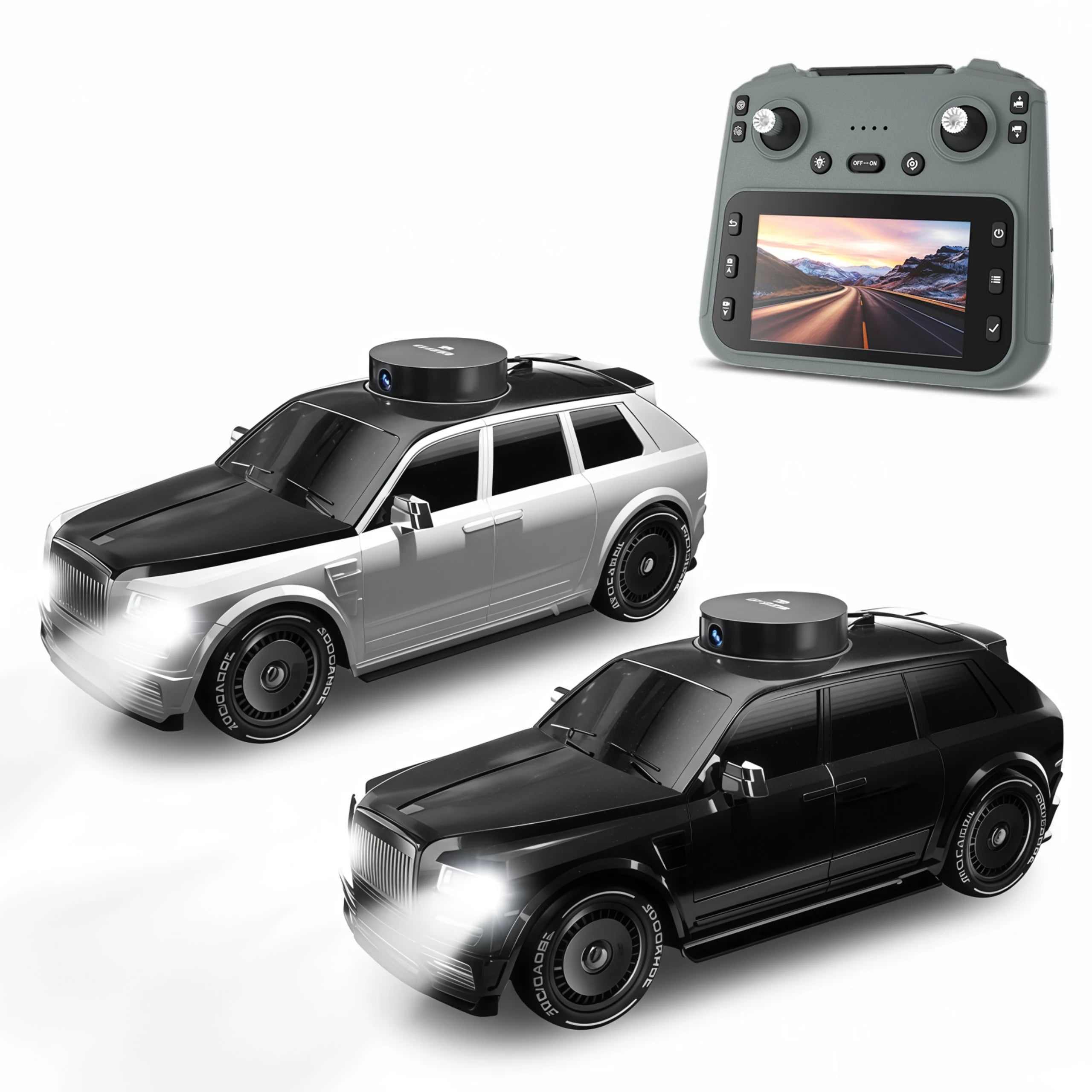 1/24 RC Drift Car with HD FPV Camera – 4WD, Dual Joystick Screen Remote, Indoor & Outdoor