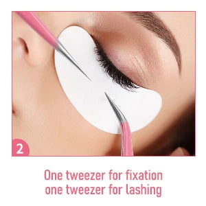 90° Precision Eyelash Extension Tweezers