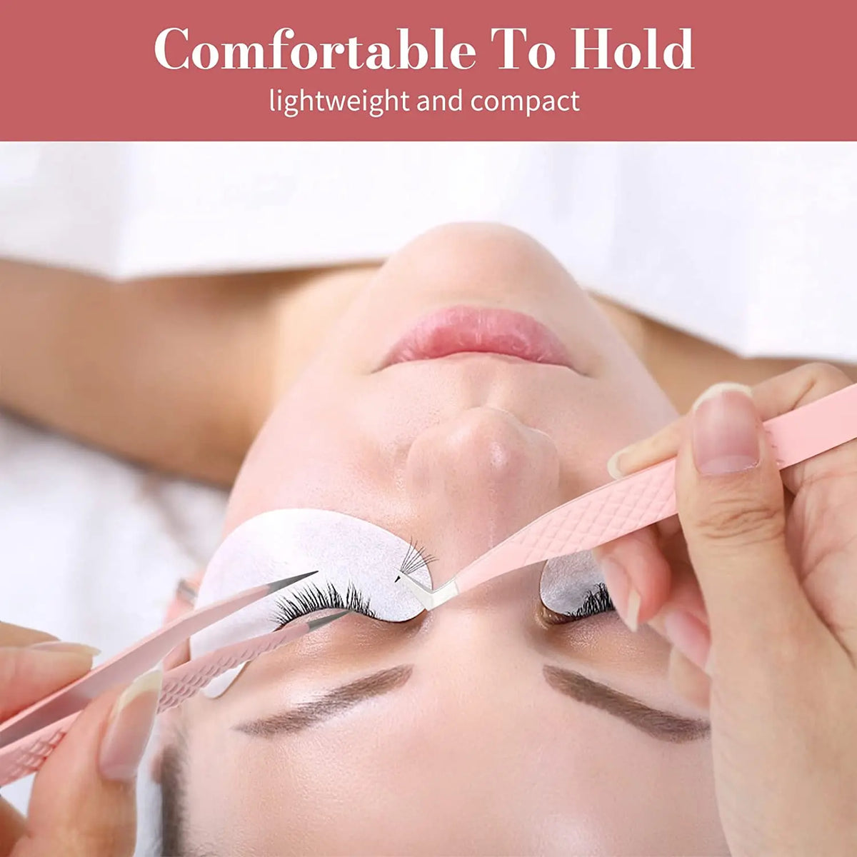 90° Precision Eyelash Extension Tweezers