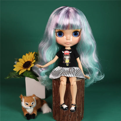 ICY DBS Blyth doll 1/6 bjd matte face shiny face joint body white skin tan skin dark skin 30cm toy girls gift