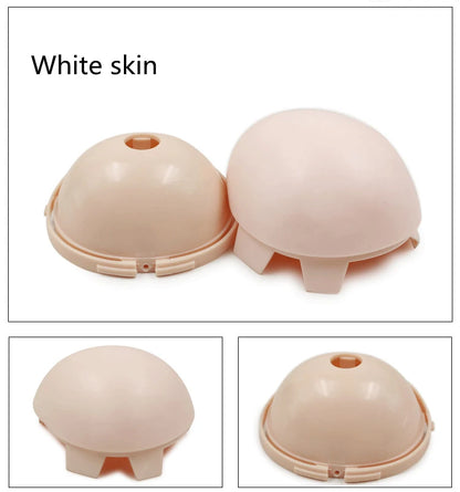 DBS Blyth Doll DOME and scalp custom doll white natural tan dark translucent skin 1/6