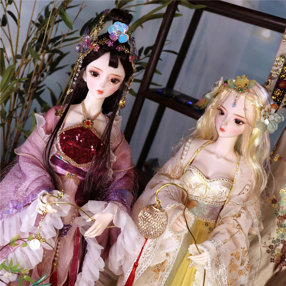 DBS 1/3 BJD Dream Fairy Doll  toy mechanical joint Body chinese style Collection doll including suit shoes makeup 60cm SD