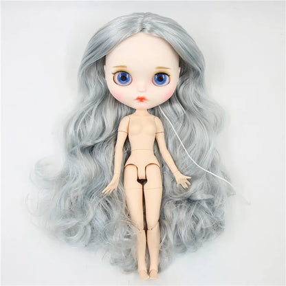 ICY DBS Blyth Doll 1/6 30cm toy bjd joint body matte face nude doll white skin random eyes colors anime girls
