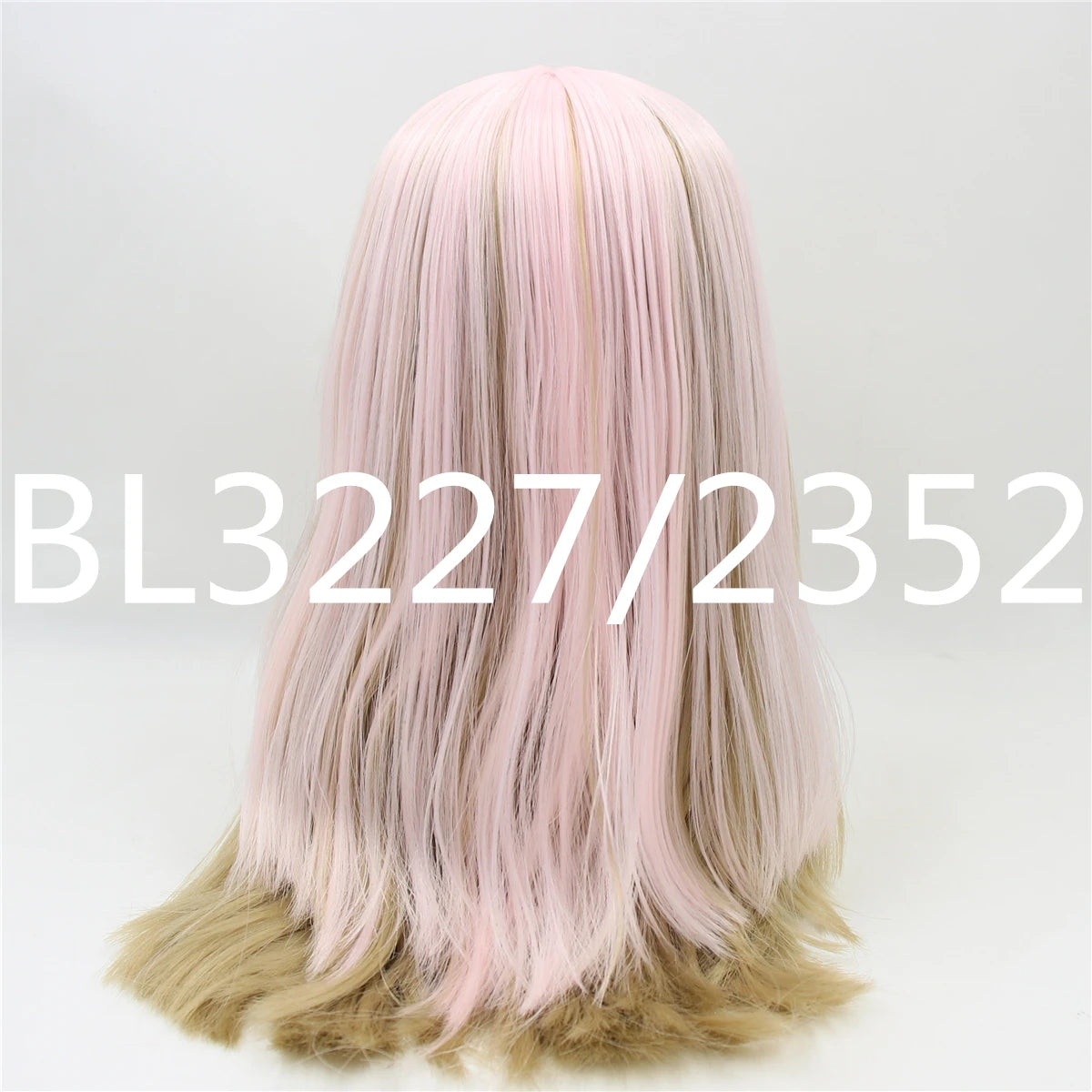 DBS blyth doll icy wig rbl scalp and dome straight hair anime toy purple hair silver hair blonde hair