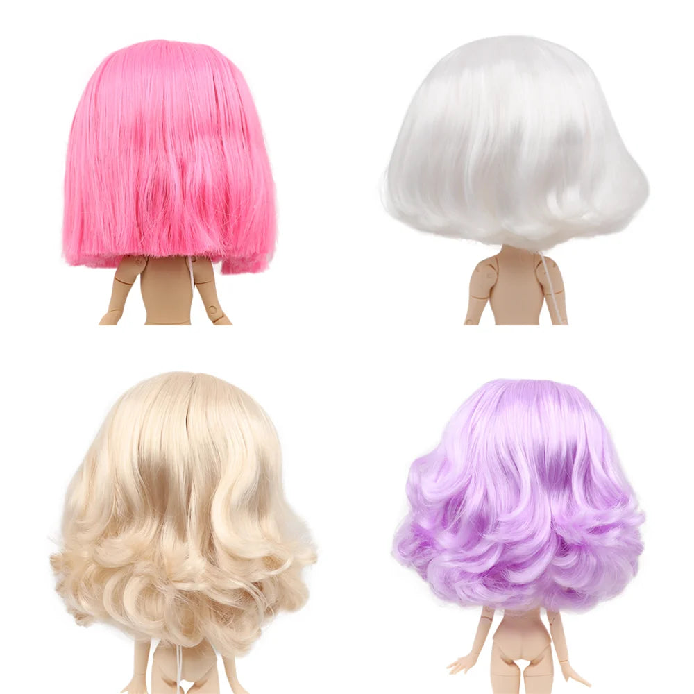 DBS RBL scalp for bjd toy blyth doll icy 1/6 short hair wig DIY custom doll anime