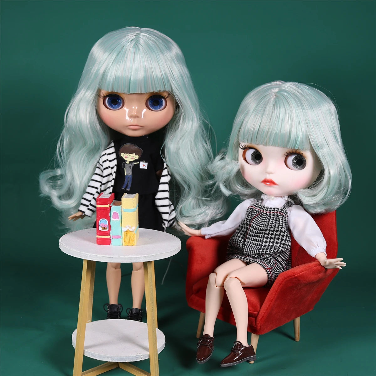 ICY DBS Blyth doll 1/6 bjd matte face shiny face joint body white skin tan skin dark skin 30cm toy girls gift