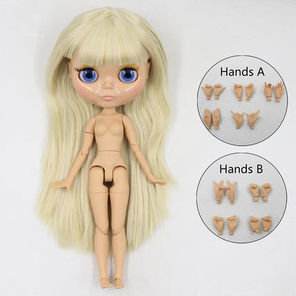 ICY DBS Blyth doll 1/6 bjd matte face shiny face joint body white skin tan skin dark skin 30cm toy girls gift
