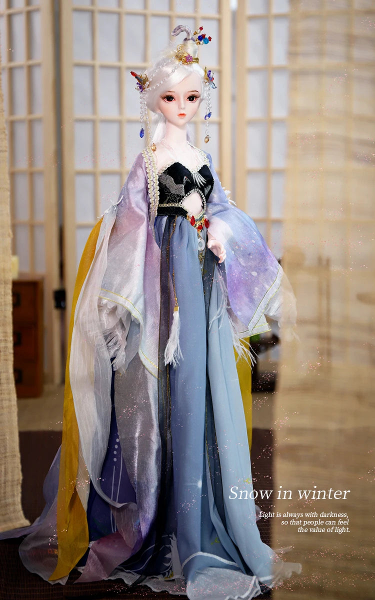 DBS 1/3 BJD toy Dream Fairy Season Series mechanical joint Body hand-painted makeup high quality 60cm collection doll sd
