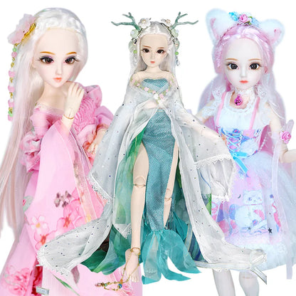 DBS 1/4 BJD DQ doll Diary Queen 45cm princess including clothes diary and handset