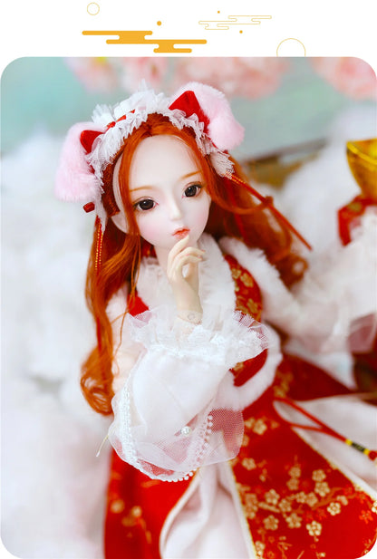 DBS 1/3 BJD Dream Fairy Doll  toy mechanical joint Body chinese style Collection doll including suit shoes makeup 60cm SD
