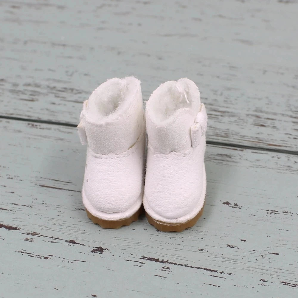 ICY DBS Blyth doll toys shoes winter boots snow shoes about 3.5cm toy shoes