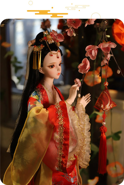 DBS 1/3 BJD Dream Fairy Doll  toy mechanical joint Body chinese style Collection doll including suit shoes makeup 60cm SD