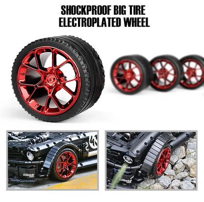 MOULD KING 13108 Technical APP Remote Control Car RTR V2 Racing Car Model Building Blocks MOC-22970 Bricks Kid Toy Birthday Gift