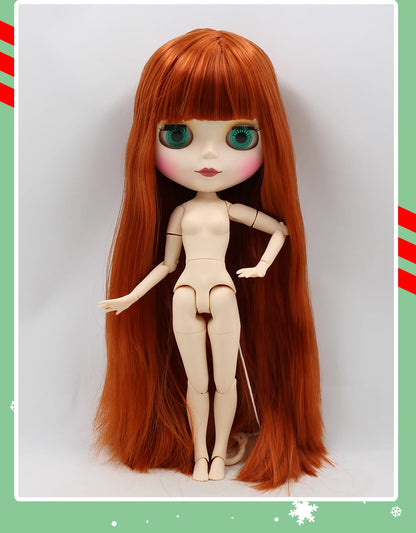 ICY DBS Blyth Doll 1/6 BJD Joint Body White Skin Tan Skin Dark Skin Matte Face Nude Doll 30cm Anime Toy Girls Gift