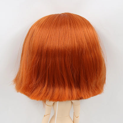 DBS blyth doll icy doll rbl scalp and dome short hair wig toy accessory for DIY custom doll anime blonde hair black hair