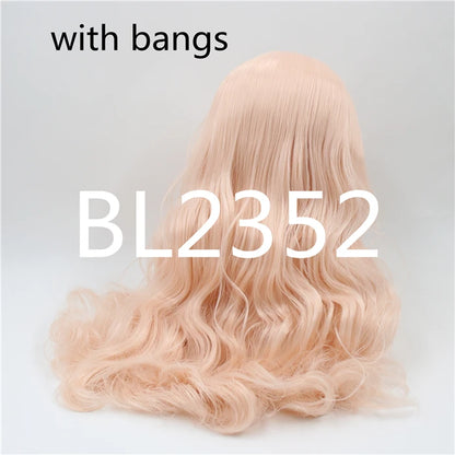 DBS blyth doll icy wig rbl scalp and dome for customized doll diy accessories anime white skin blue hair tan skin dark skin