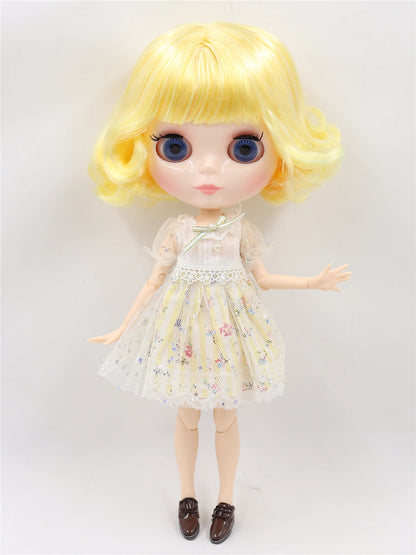 ICY DBS Blyth Doll 1/6 bjd 30cm toy white skin joint body 30cm toy girls gift