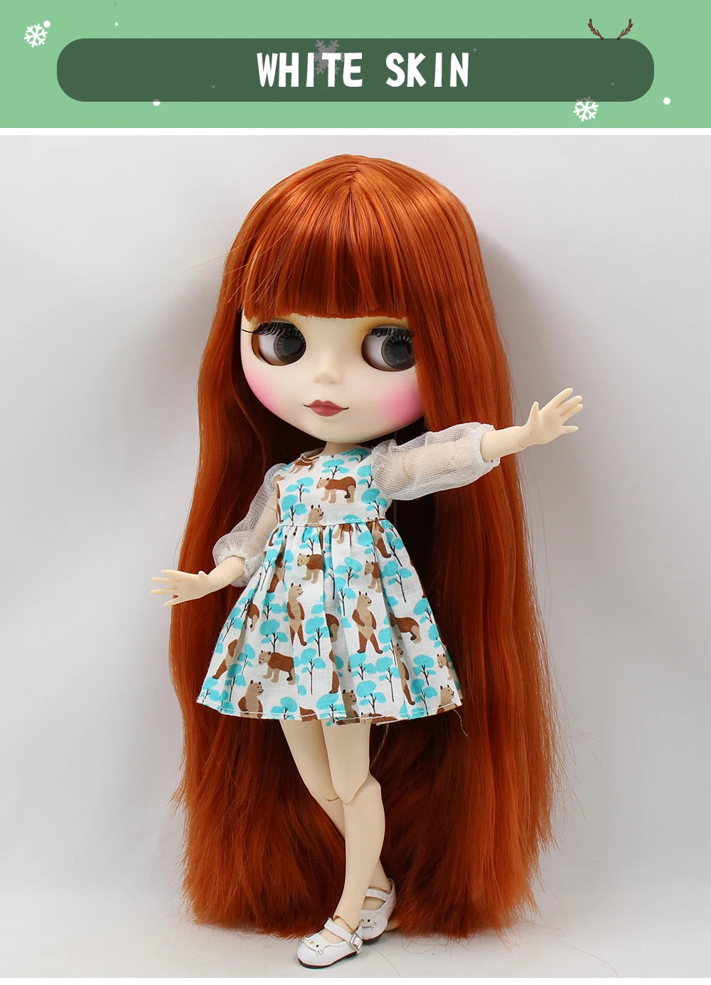 ICY DBS Blyth Doll 1/6 BJD Joint Body White Skin Tan Skin Dark Skin Matte Face Nude Doll 30cm Anime Toy Girls Gift
