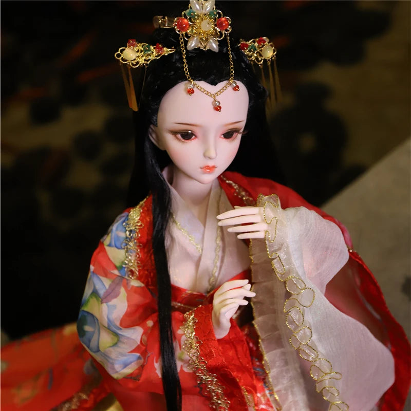 DBS 1/3 BJD Dream Fairy Doll  toy mechanical joint Body chinese style Collection doll including suit shoes makeup 60cm SD