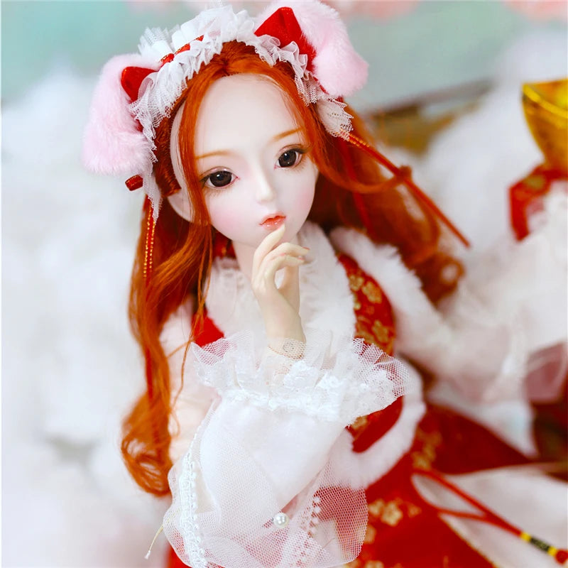 DBS 1/3 BJD Dream Fairy Doll  toy mechanical joint Body chinese style Collection doll including suit shoes makeup 60cm SD