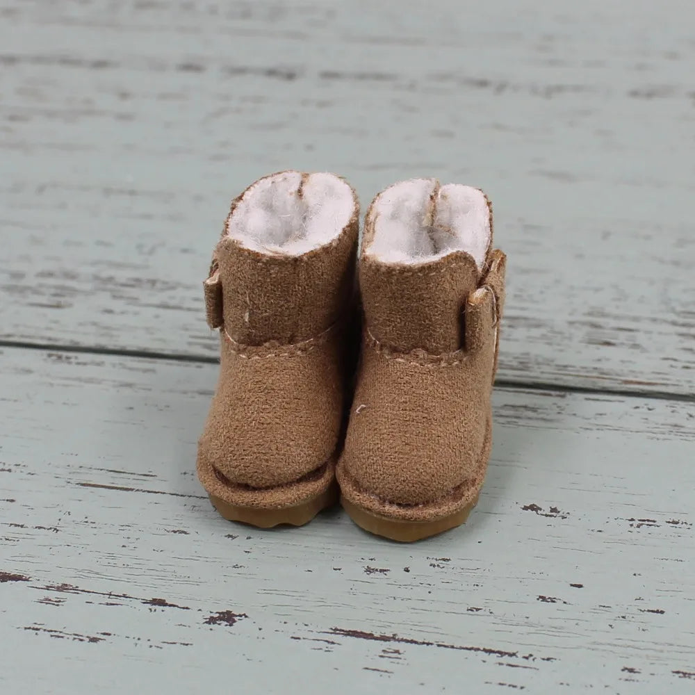 ICY DBS Blyth doll toys shoes winter boots snow shoes about 3.5cm toy shoes