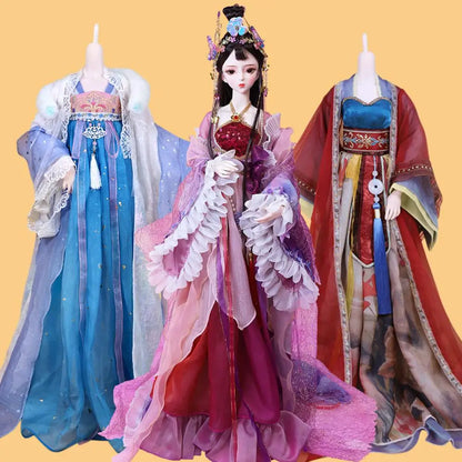 DBS Dream fairy clothes 1/3 bjd doll Outfits Ancient clothes Chinese style dress anime suit girls gift