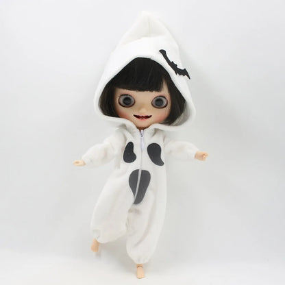 ICY DBS Blyth doll licca body happy halloween devil ghost dress bat hat outfit