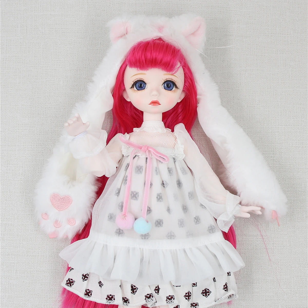 DBS 1/6 BJD DREAM FAIRY Doll Mechanical Joint Body With Makeup Hair Eyes Clothes Shoes Girls SD Anime