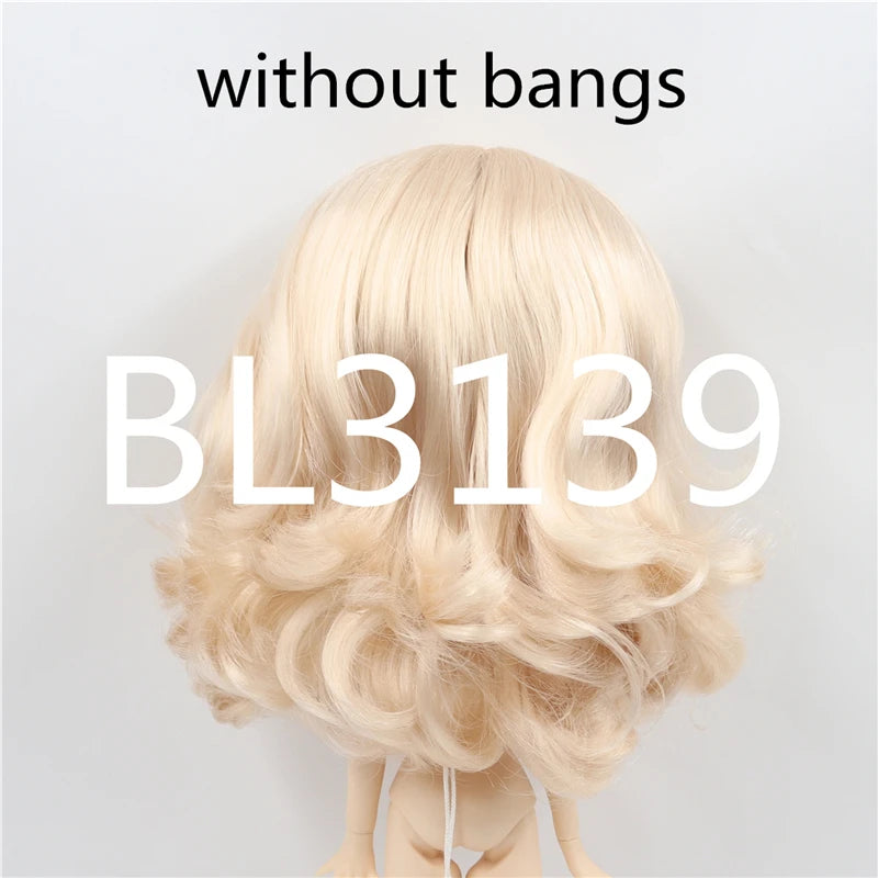 DBS RBL scalp for bjd toy blyth doll icy 1/6 short hair wig DIY custom doll anime
