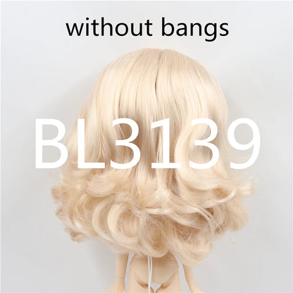 DBS RBL scalp for bjd toy blyth doll icy 1/6 short hair wig DIY custom doll anime