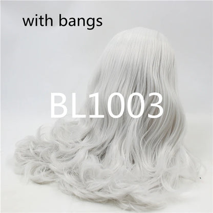 DBS blyth doll icy wig rbl scalp and dome for customized doll diy accessories anime white skin blue hair tan skin dark skin